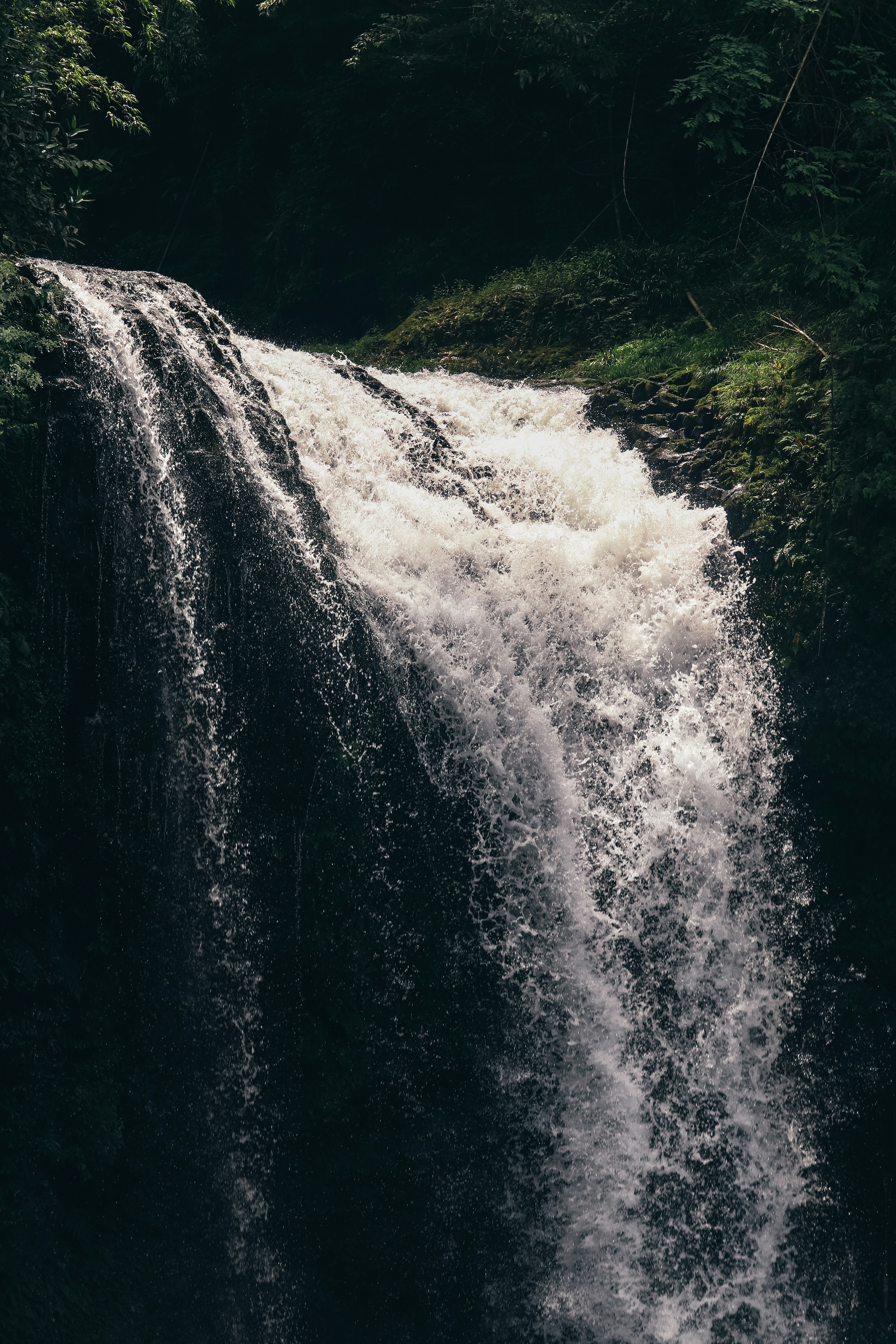 glockna, dein Hotel für Wanderurlaub bei den Hohen Tauern Wasserfall mit stark fließendem Wasser umgeben von dichter Vegetation